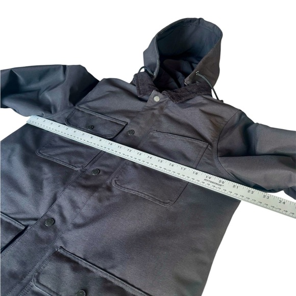 NWOT VAN’s Men’s Drill Chore Coat, removable zipper hood, corduroy collar, XS - Picture 7 of 12
